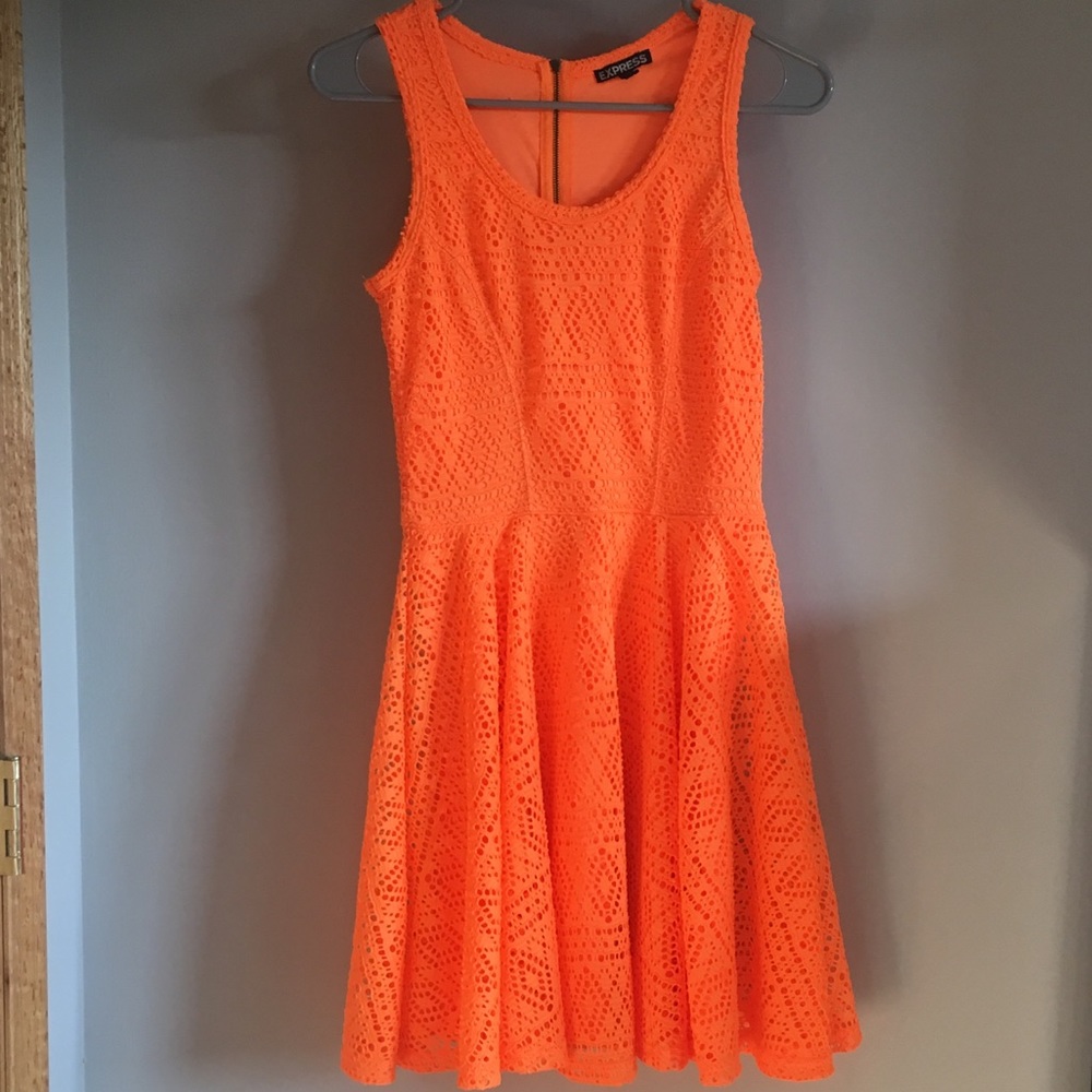 Orange Express Dress